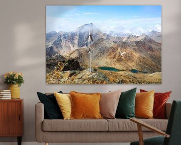 Dreamlike mountain landscape