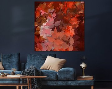 Autumn Breeze Botanical Art in warmen Farben von Dina Dankers