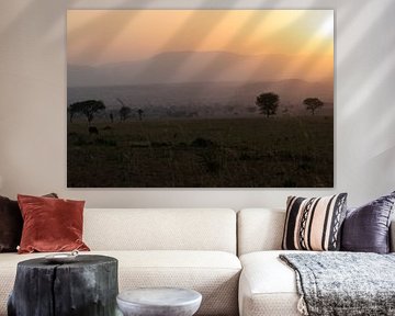 Golden silence - Kidepo Valley at sunset by Rick Massar