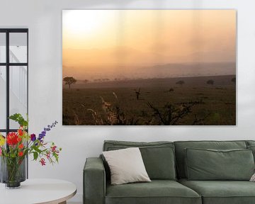 Flames on the horizon - Kidepo's evening light by Rick Massar