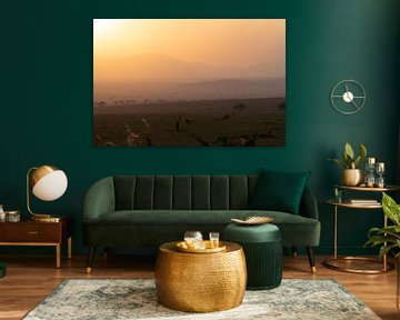 Sunset over Kidepo - The breath of the mountains by Rick Massar