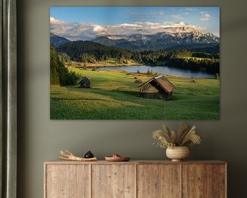 Golden hour at Lake Geroldsee by Oliver Preuss