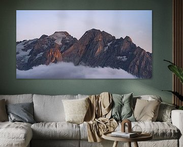 Sonnenuntergang über den Dolomiten von Oliver Preuß