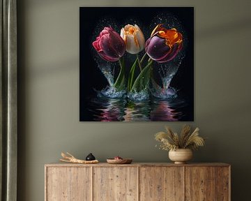 Tulipsplash von Natasja Haandrikman