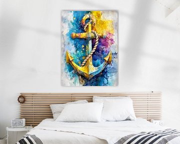 Art nautique de l'ancre