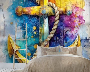 Anker nautische kunst