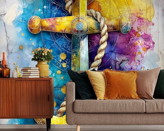 Example of the artwork in a room