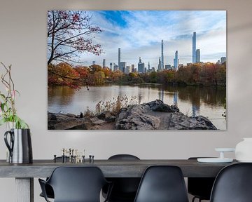 L'horizon de New York depuis Central Park sur Tim Vlielander