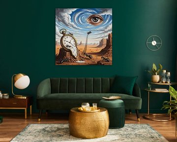 Dreamscape Reflections - Surrealismus Wandkunst von Aden Pink Galerry