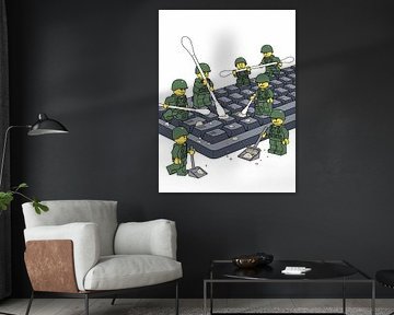 Reinigungsauftrag für Spielzeugsoldaten von Ridho Gustiawan