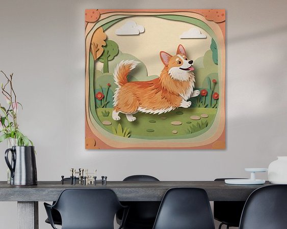 Example of the artwork in a room