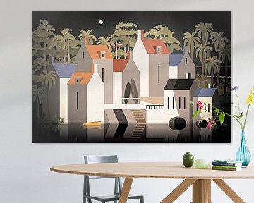 Surf camp in the tropics by Anna Marie de Klerk