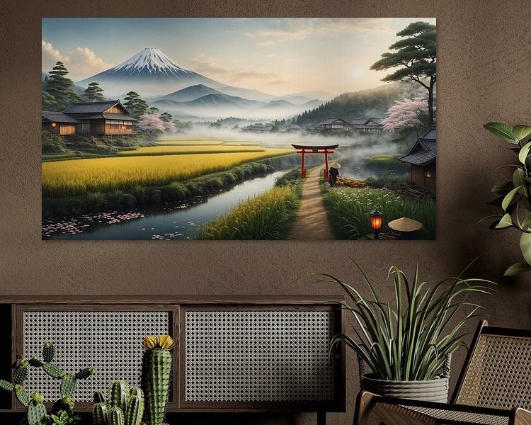 Example of the artwork in a room