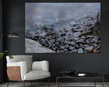 Cailloux dans le brouillard