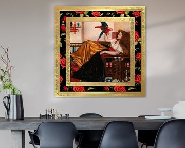 S.F. Remastered Version von Die Dame des Tooti-Nameh oder die Legende des Papageis von Valentine Cameron Prinsep