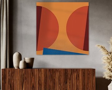 Abstrakte, minimalistische, geometrische Formen