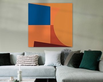 Retro abstrakt geometrisch von Dina Dankers