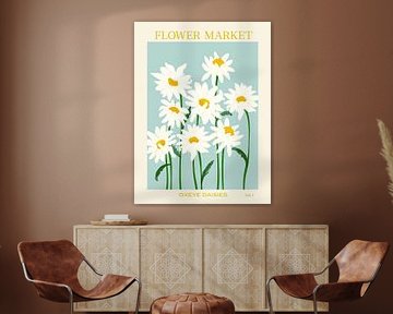 Marché aux fleurs - Marguerites oxeye