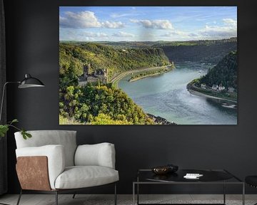 Katz Castle, Loreley and the Rhine bend