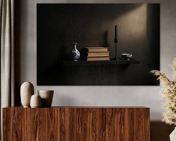 Licht op blauw – Delfts blauw stilleven van Kleurenrijk