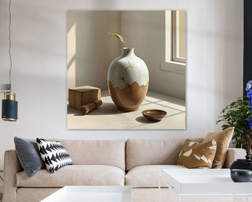 Kintsugi Stilleven – De Schoonheid van Herstel van Jolique Arte