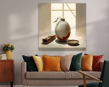 Kintsugi Stilleven – De Schoonheid van Herstel van Jolique Arte