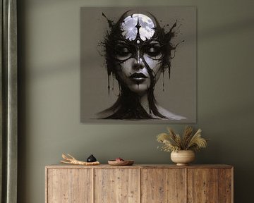 Mondschleierträumerei Abstraktion