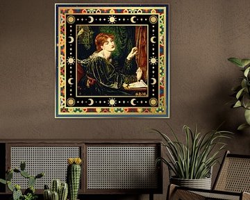 S.F. Remastered Version of Veronica Veronese by Dante Gabriel Rossetti by Silver Fox Art Decor