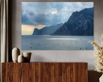 Planche à voile et kitesurf sur le lac de Garde, Torbole sur Stefano Orazzini