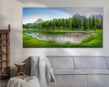 Lac Antorno et montagnes des Trois Pics, Dolomites sur Stefano Orazzini