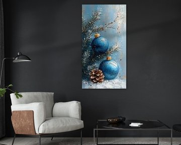 Bleu de Noël sur Caprices d'Art