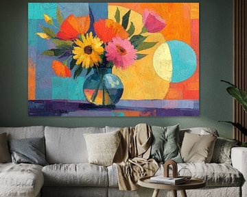 Flowers Vase | Colourful Flowers in Vase by Flower Studio