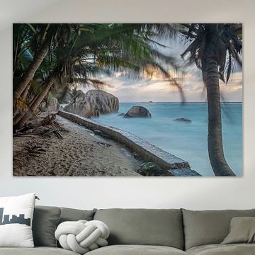 The way to the dream beach - La Digue (Seychelles)