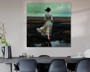 Solitude dans le marais : Un voyage dans la nature