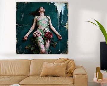 Floraison et décomposition : L'étreinte de la nature