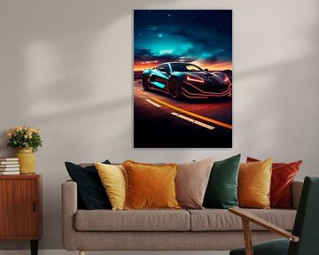 Futuristisch neon van John Dan