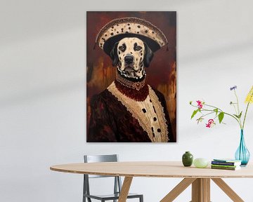 Dalmatian Dog in Victorian Dress by MIROKKU