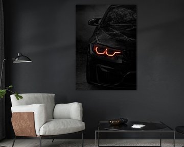 Sillouette foncée BMW M4 sur John Dan