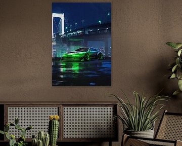 Supra A80 Neon Glitch van John Dan