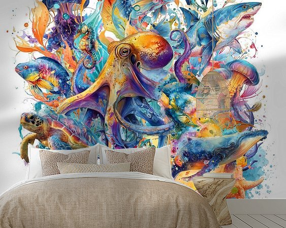 Example of the artwork in a room