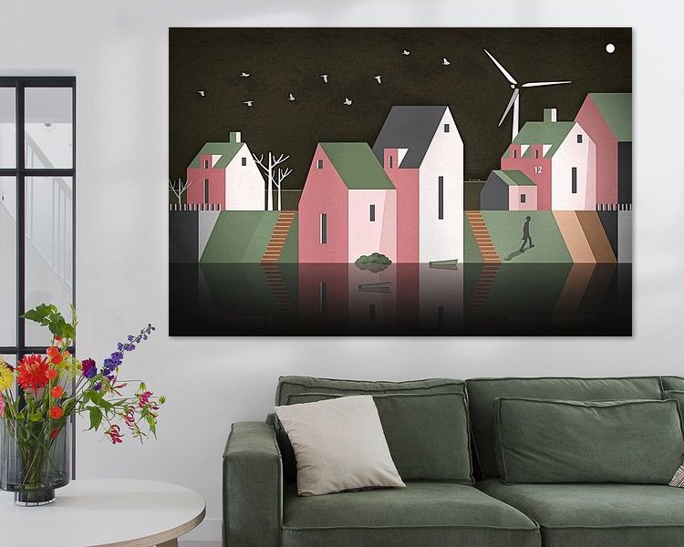 Example of the artwork in a room