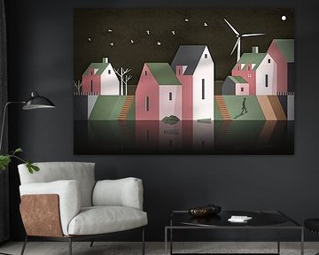 Soirée de repos sur la digue v1 sur Anna Marie de Klerk