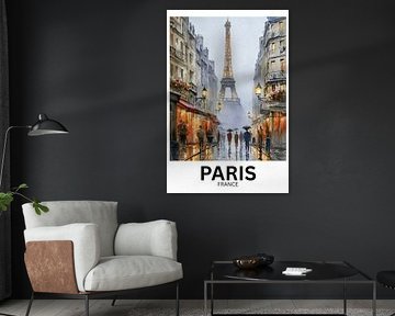 Rainy Stroll in Paris by Jaladri Atelier