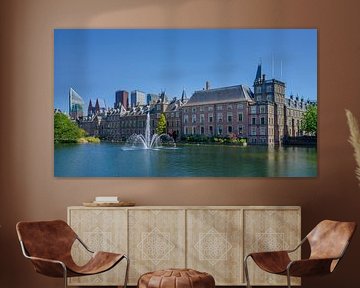 Le Binnenhof à La Haye avec le Hofvijver sur Paula Ketz