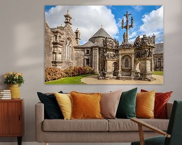 Umfriedeter Pfarrbezirk inLampaul-Guimiliau, Bretagne von Christian Müringer