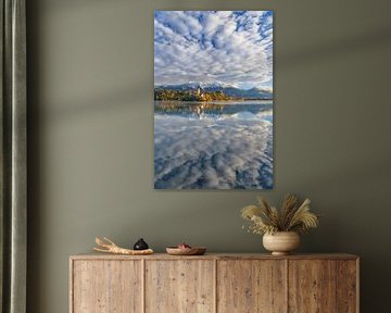 Sunrise at Lake Bled Slovenia by Achim Thomae Photography