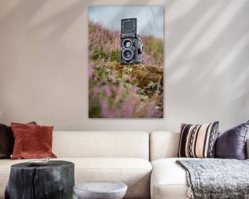 Rolleiflex op de heide van MdeJong Fotografie