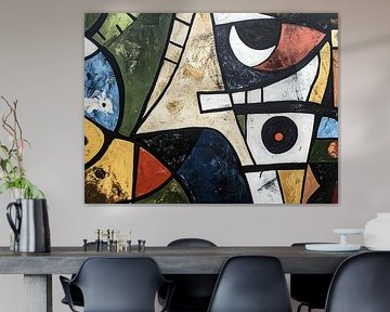 Abstract forms | Geometric Playfulness on Canvas