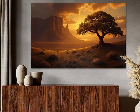 Example of the artwork in a room