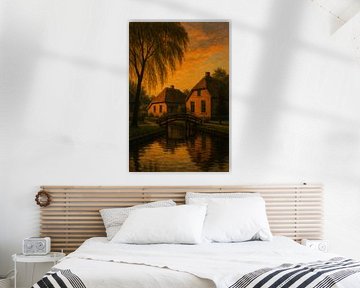 Die Goldene Stunde von Giethoorn von Travel Shop